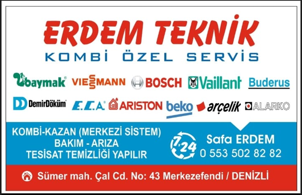 Safa ERDEM - ERDEM TEKNİK KOMBİ ÖZEL SERVİS